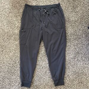 Med Couture Women’s Grey Jogger Scrub Pants (NO Drawstring)